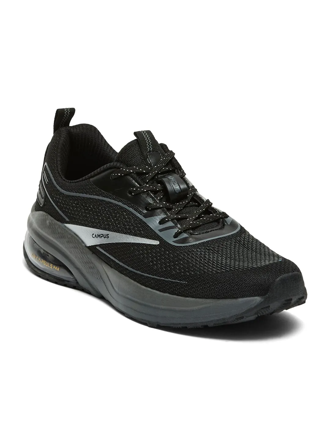 ACETATE Black Men's Running Shoes