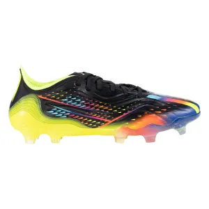 adidas Copa Sense .1 FG Firm Ground Soccer Cleat - Core Black/Bright Cyan/Team Solar Yellow