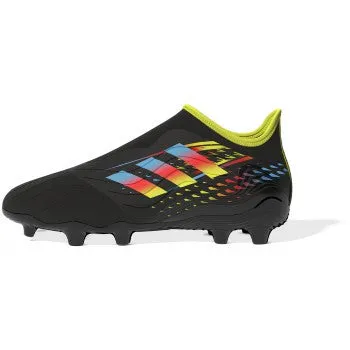 adidas Copa Sense .3 Laceless FG - Core Black/Cyan/Solar Yellow