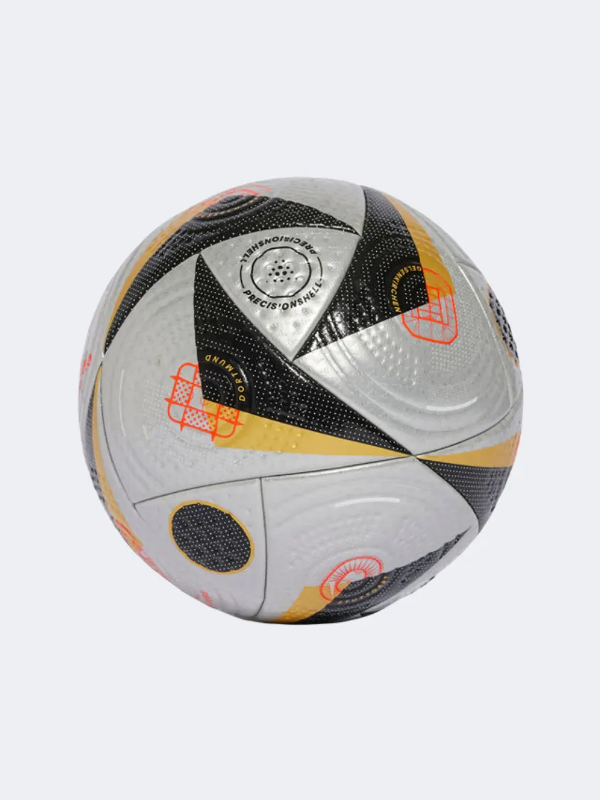 Adidas Euro 24 Pro Unisex Football Ball Silver/Gold/Black