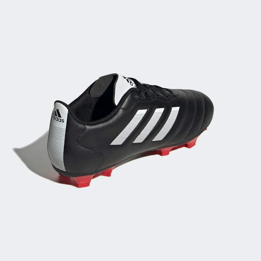 adidas GOLETTO VII Firm Ground Soccer Cleats | Black-Red | Men's