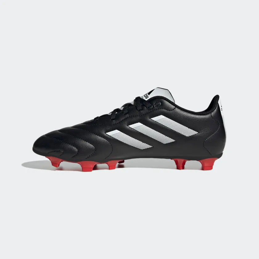 adidas GOLETTO VII Firm Ground Soccer Cleats | Black-Red | Men's