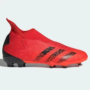 Adidas JR Predator Freak .3 Laceless FG - Red-Black