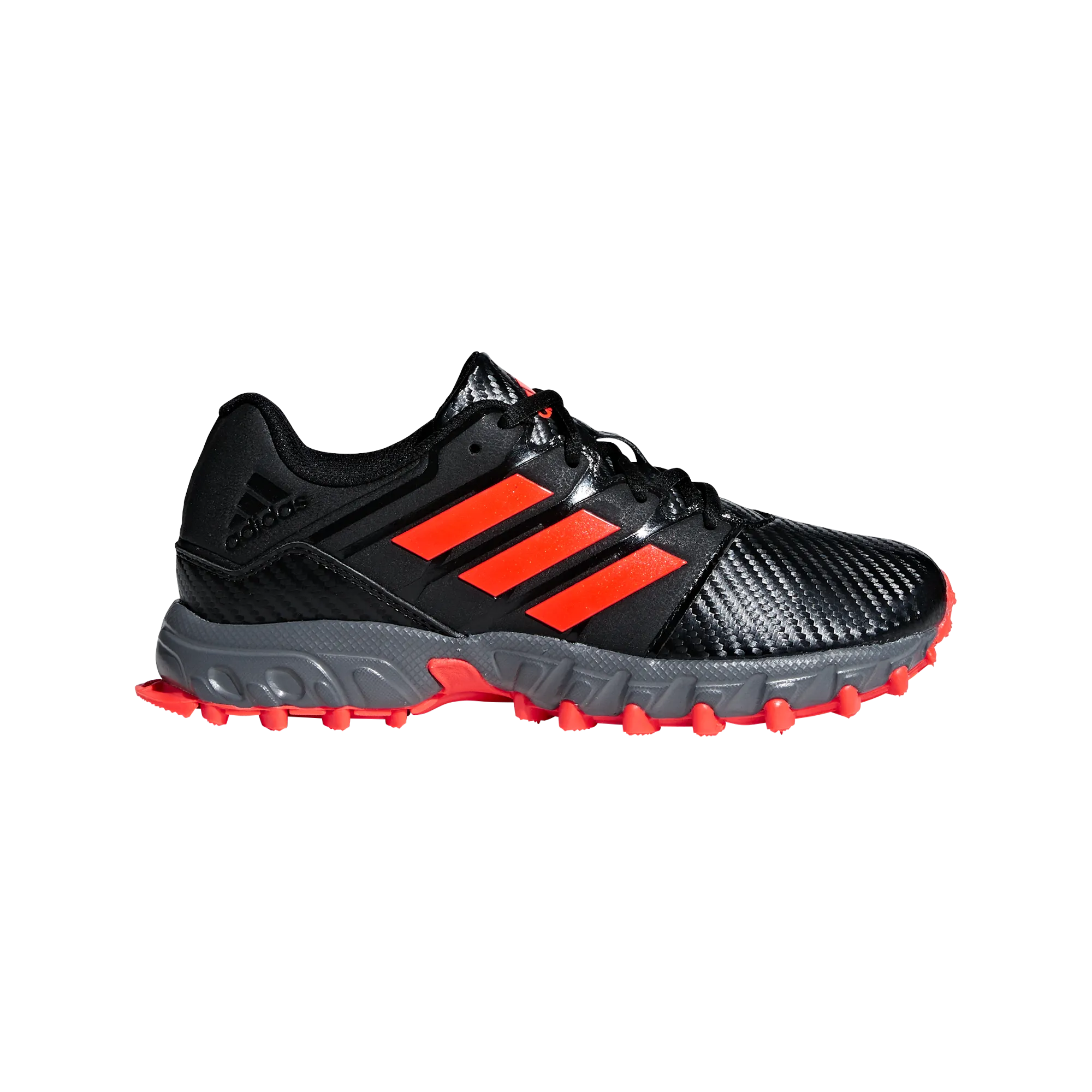 Adidas Junior Speed 2019 Black/Red/Grey Hockey Shoes