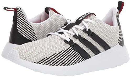 adidas mens Questar Flow road running shoes, White/Black/Raw White, 10 US