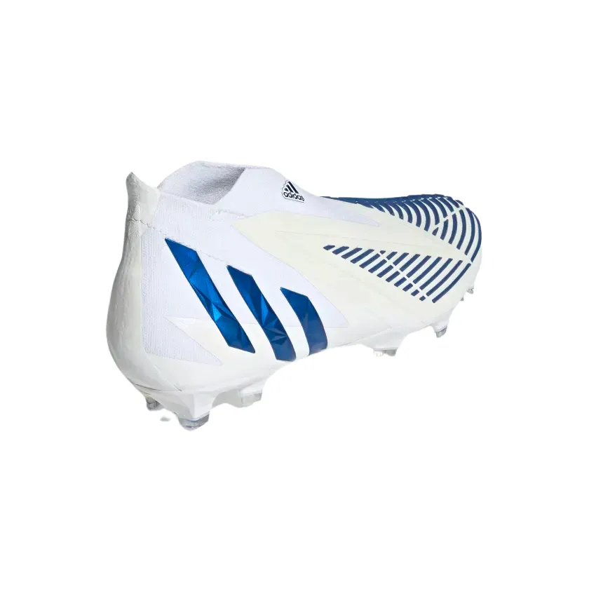 Adidas Predator Edge  FG -Cloud White/Hi-Res Blue