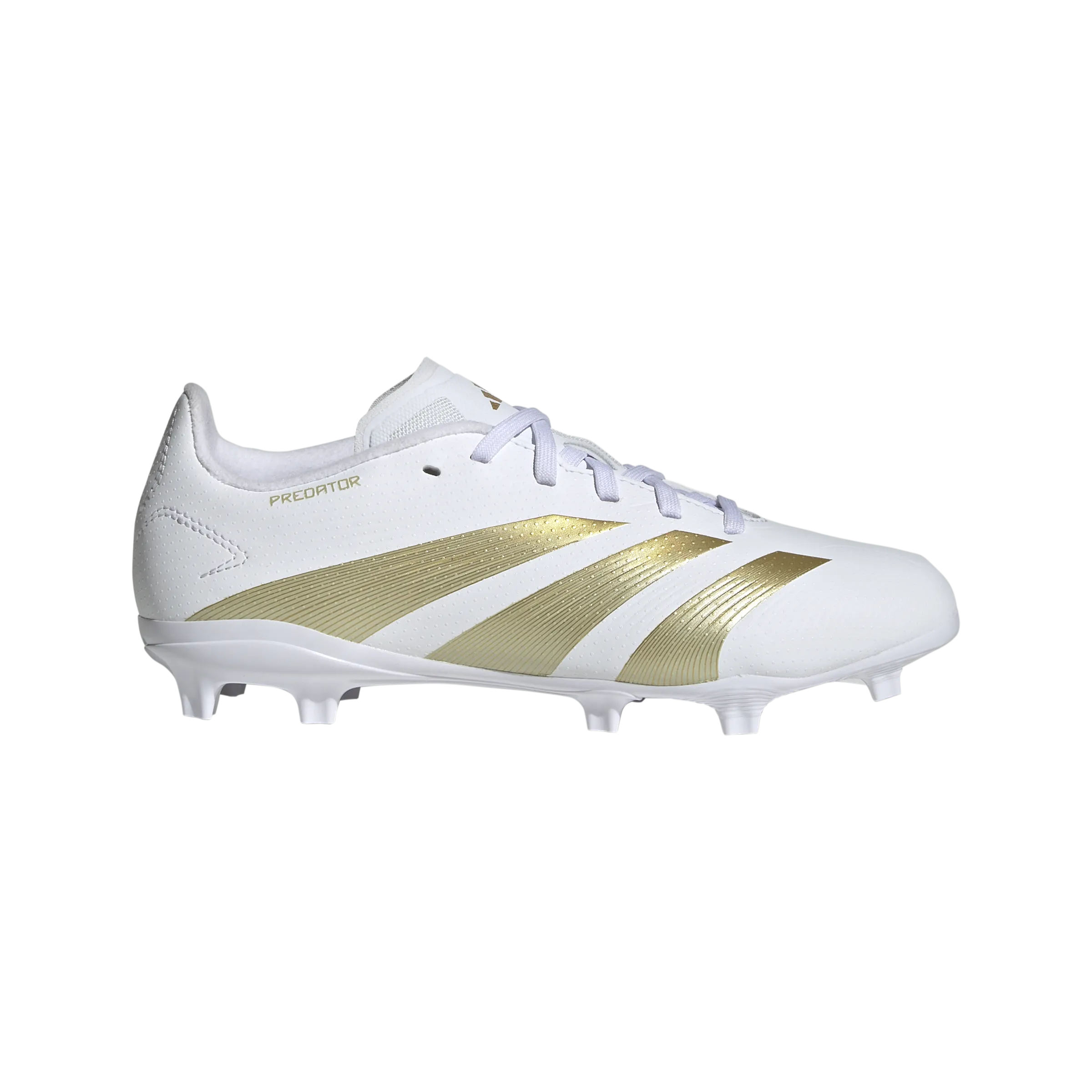 adidas Predator League Firm Ground Soccer Cleats | FTWR White-Gold Metallic | Kid's