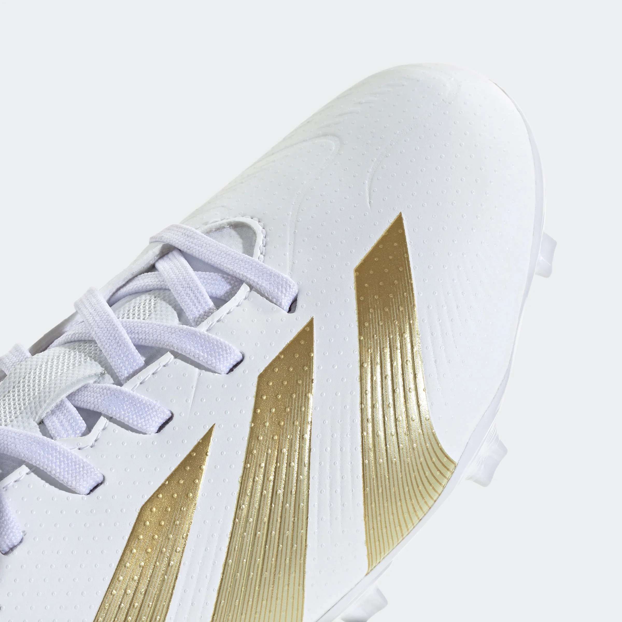 adidas Predator League Firm Ground Soccer Cleats | FTWR White-Gold Metallic | Kid's