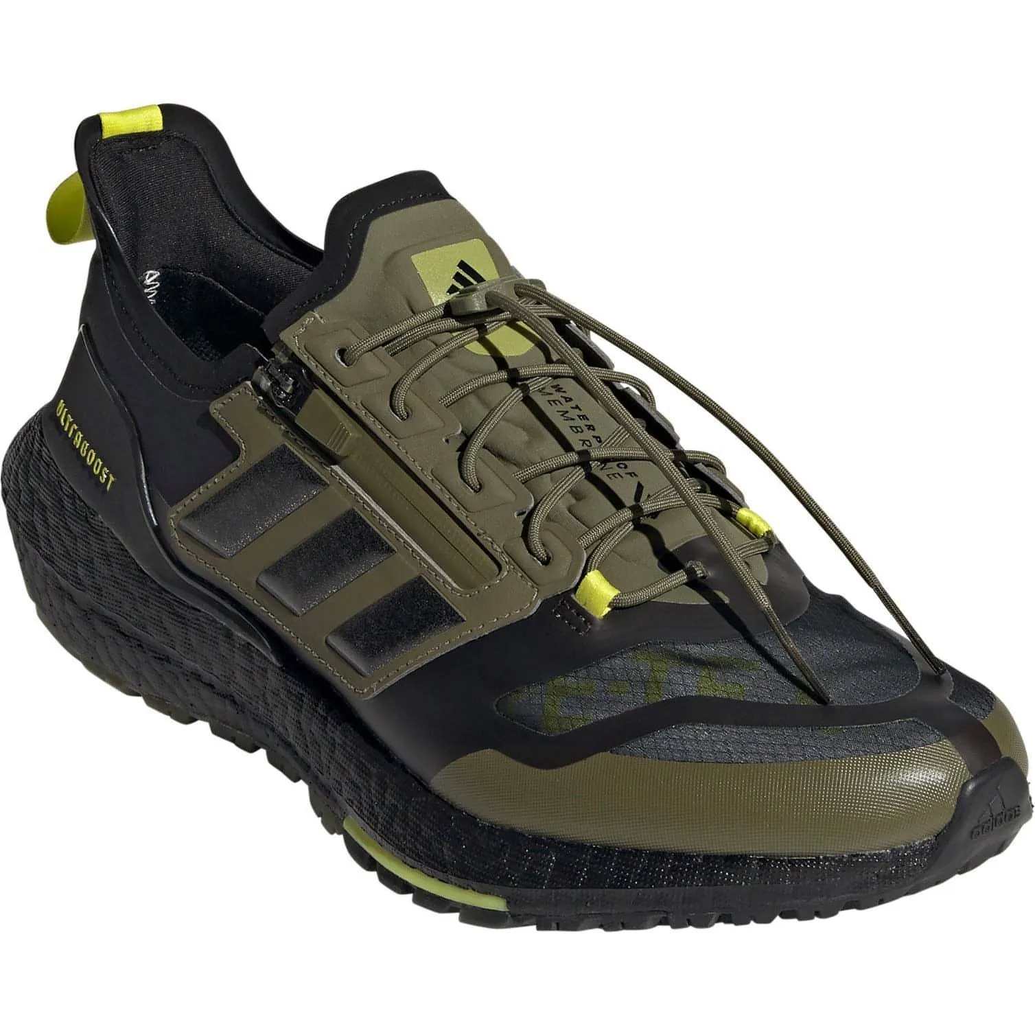 adidas Ultra Boost 21 GORE-TEX Mens Running Shoes - Green