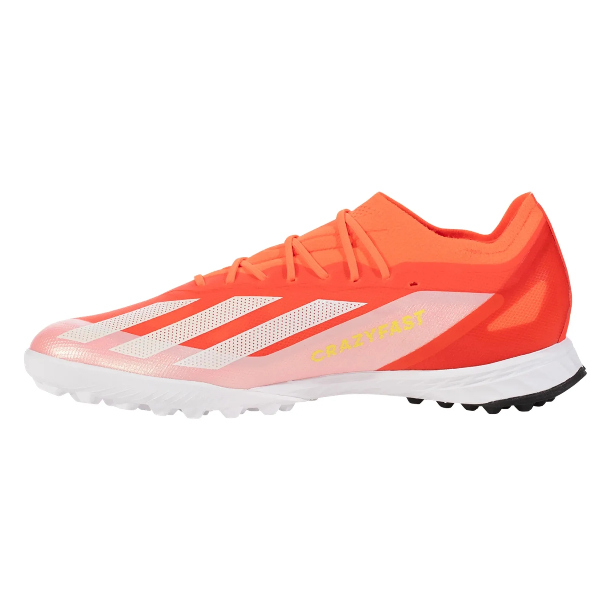 adidas X CrazyFast Elite TF Turf Soccer Cleat - Solar Red/White/Solar Yellow