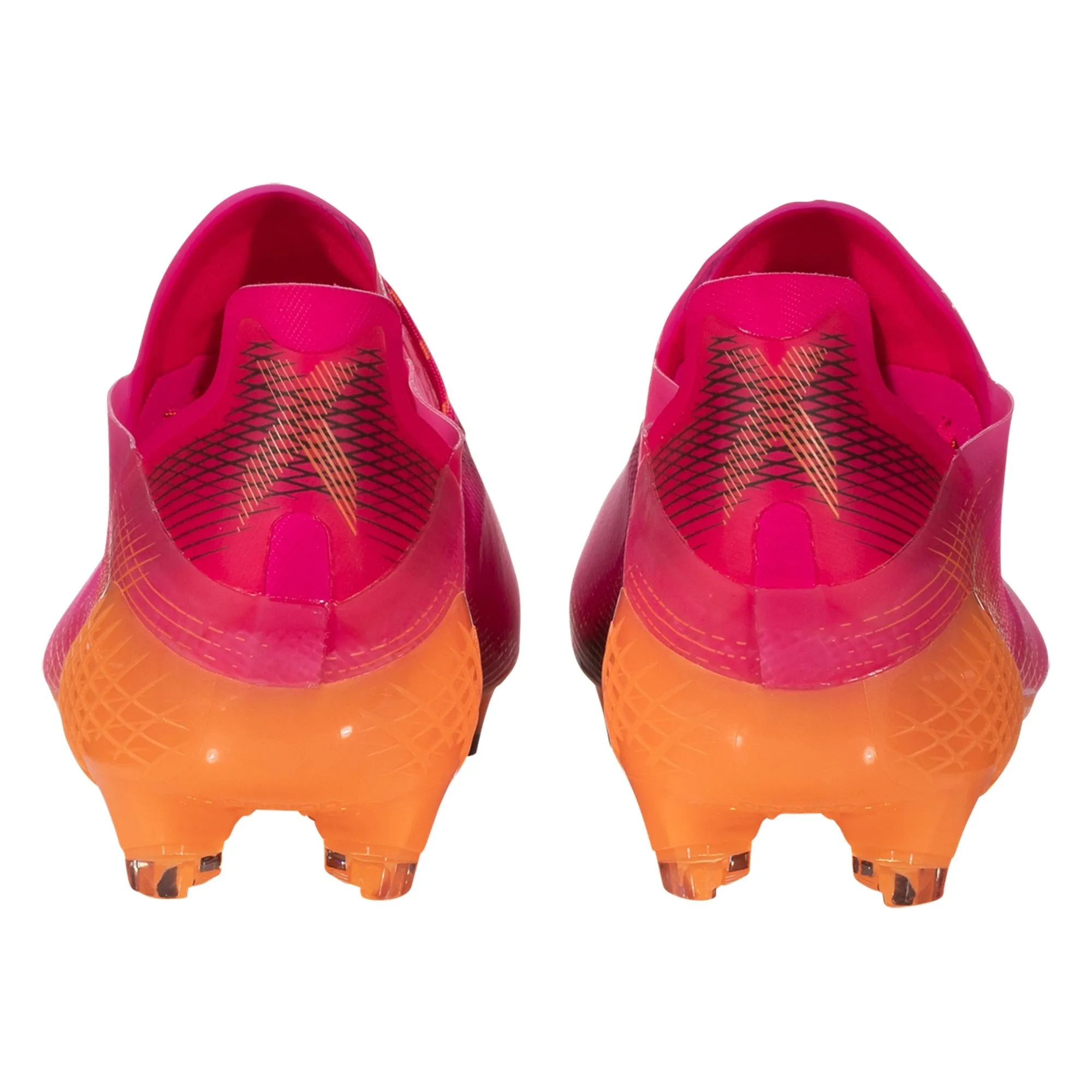 adidas X Ghosted .1 Firm Ground Cleats - Shock Pink/Core Black/Screaming Orange