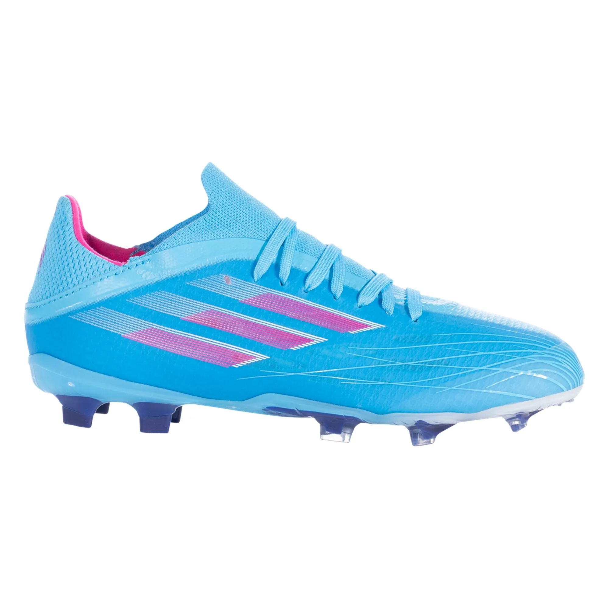 adidas X Speedflow.1 FG Junior Firm Ground Soccer Cleat Sky Rush/Team Shock Pink/White