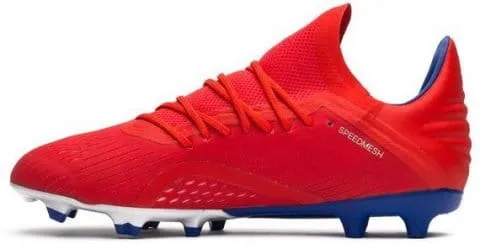 Adidas Youth X 18.1 Firm Ground Soccer Cleat - Red/Blue