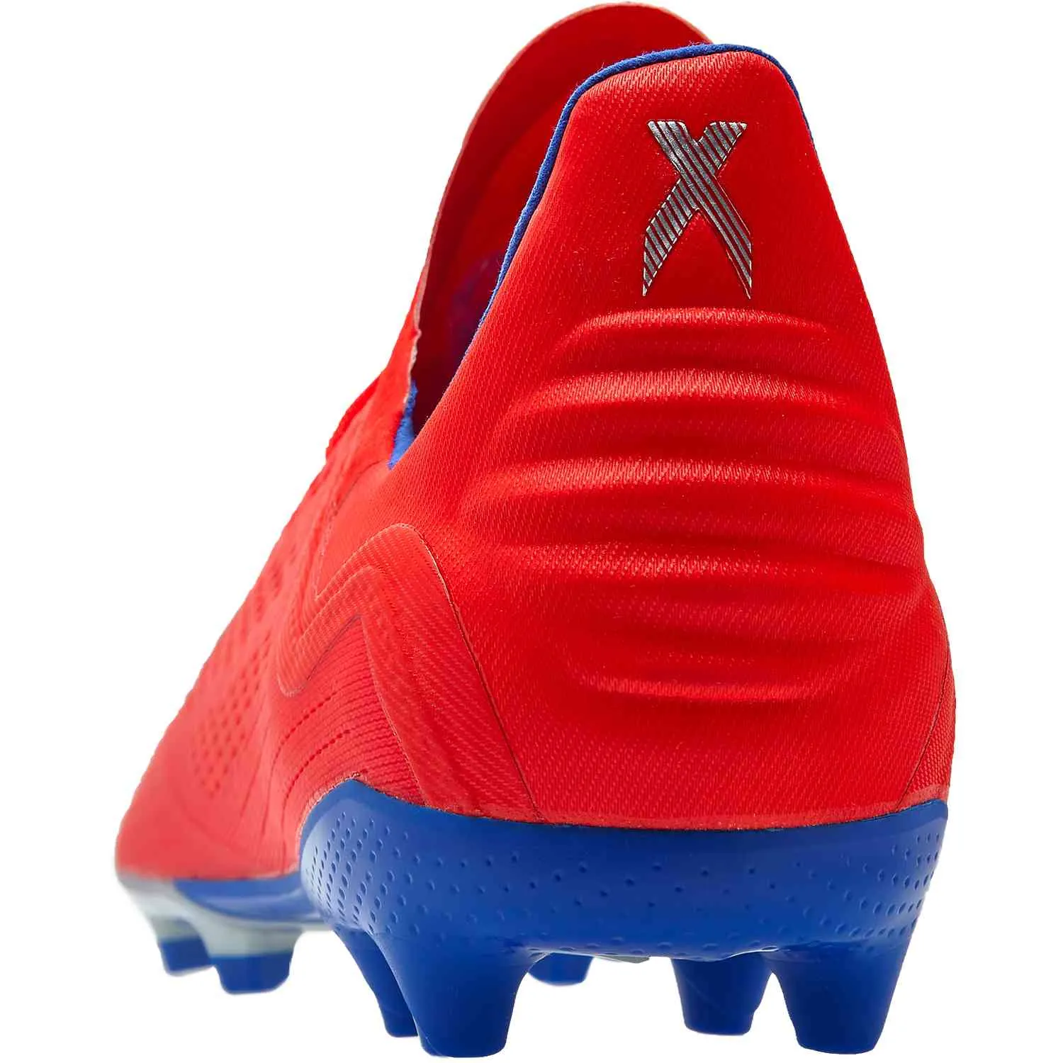 Adidas Youth X 18.1 Firm Ground Soccer Cleat - Red/Blue