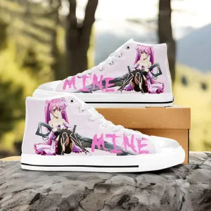 Akame ga Kill Mine Shoes High Tops Sneakers for Kids and Adults