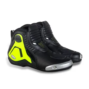 Allgoal Motorcycle Riding Ankle Boots Black/Green