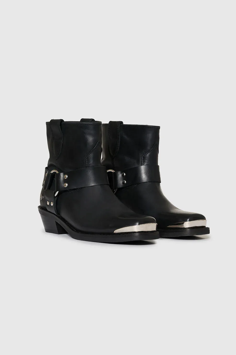 Anine Bing - Mid Ryder Boots in Black