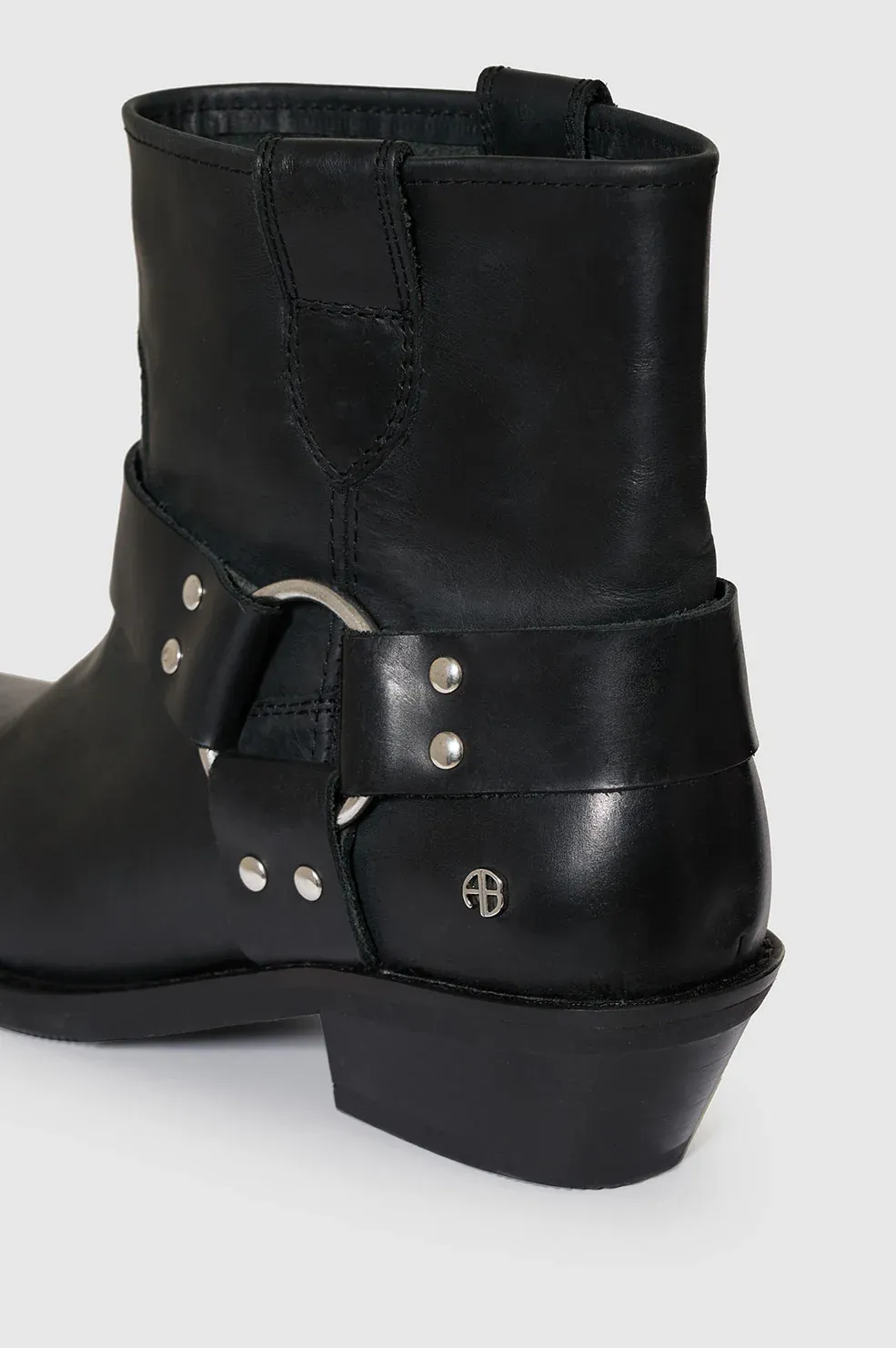 Anine Bing - Mid Ryder Boots in Black