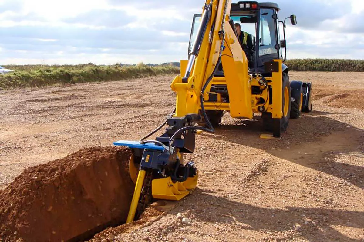 Auger Torque MT-24 Skid Steer Trencher | High Torque, Adjustable Depth Skid Steer Attachment