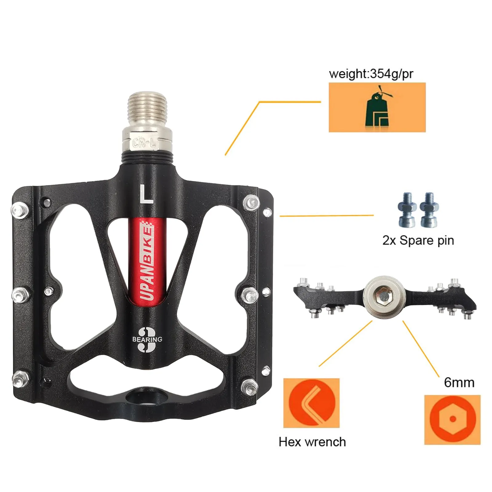 B617 Bicycle Pedals