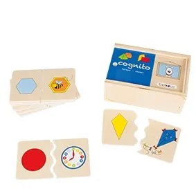 Beleduc Cognito Wooden Educational Shapes Puzzle