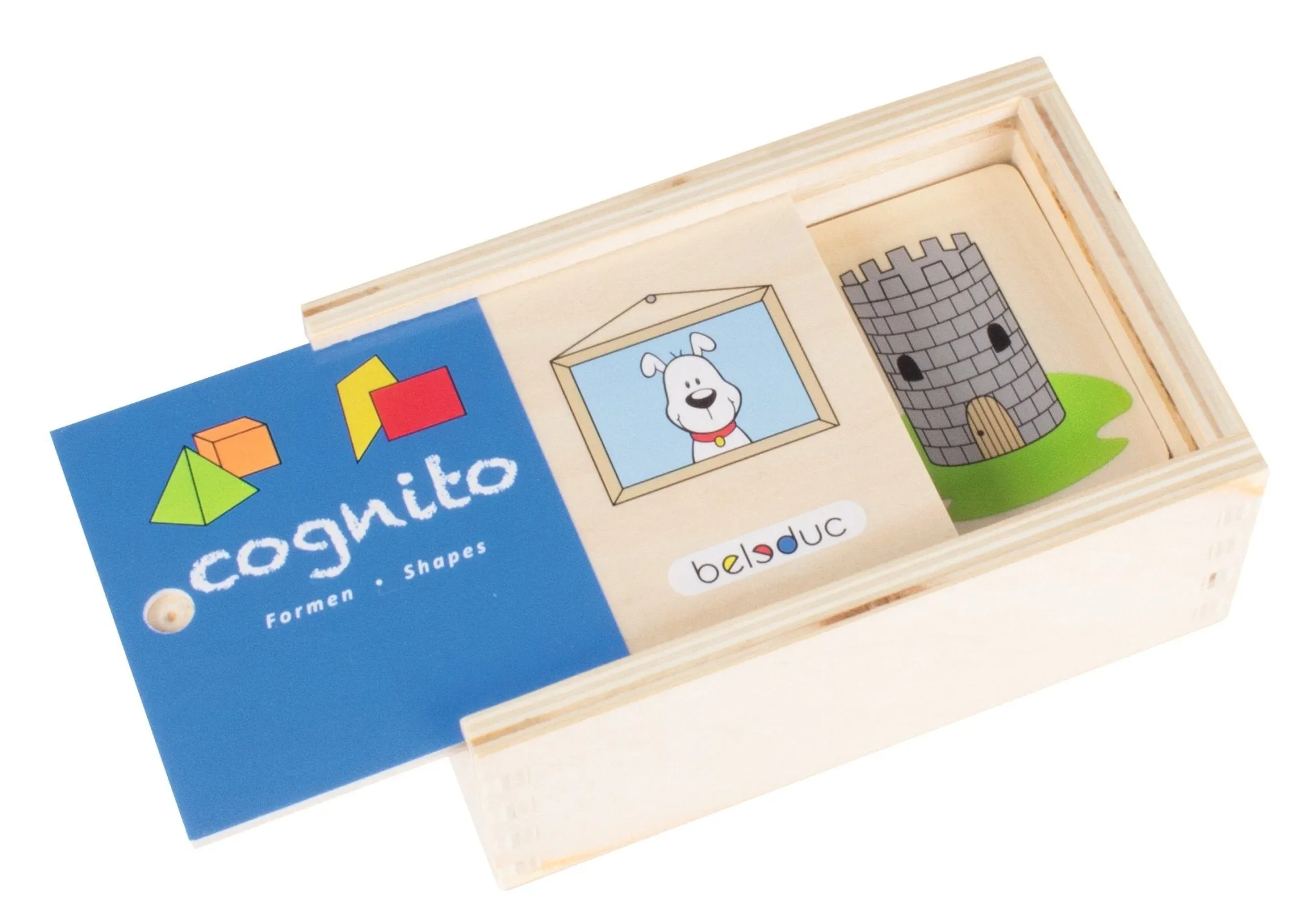 Beleduc Cognito Wooden Educational Shapes Puzzle