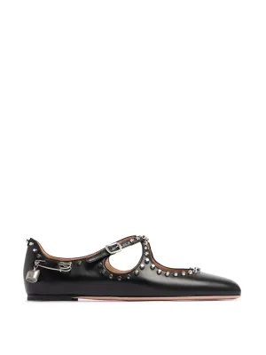 Beliska studded leather flats