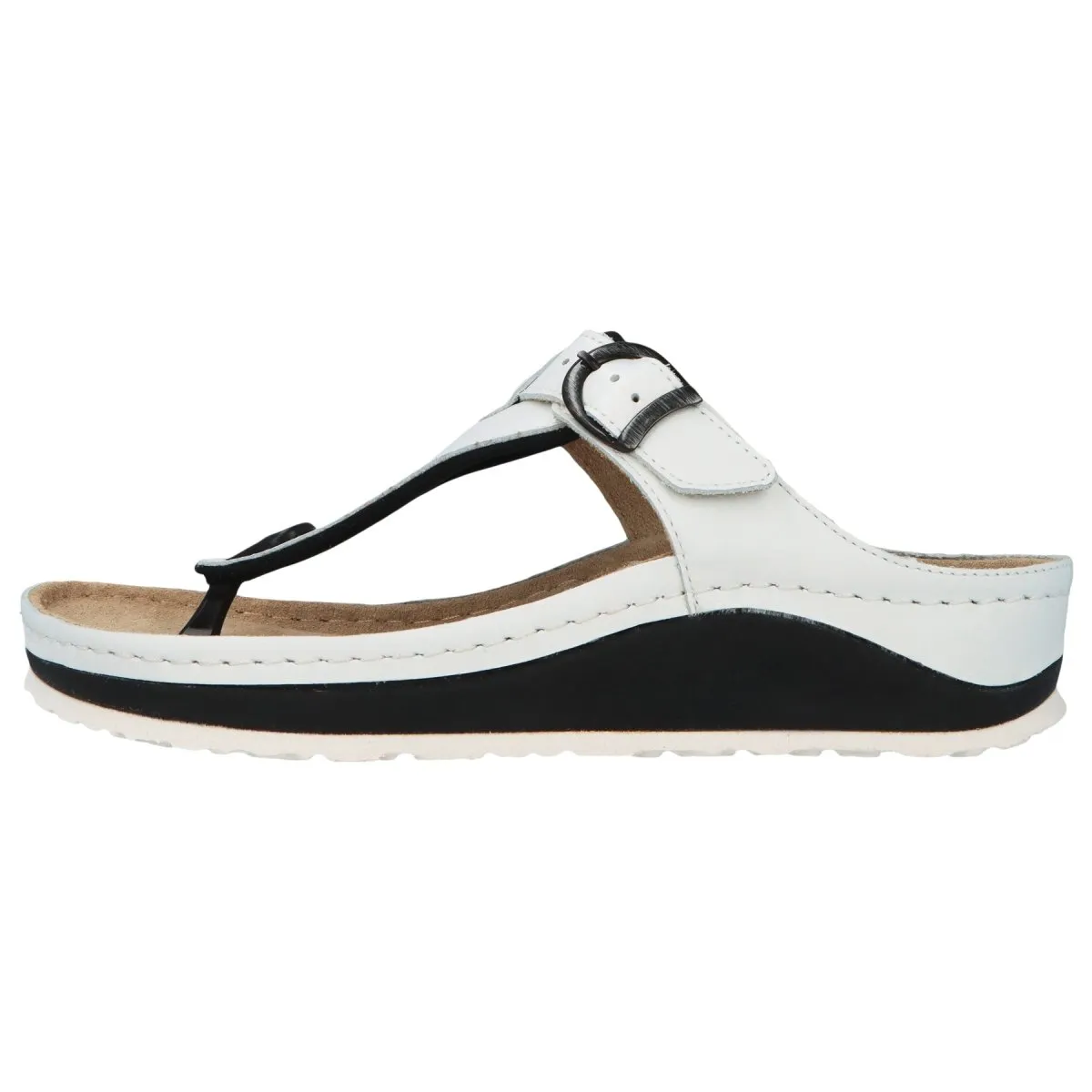 Berkemann Mila Women's Sandal In White Calfskin