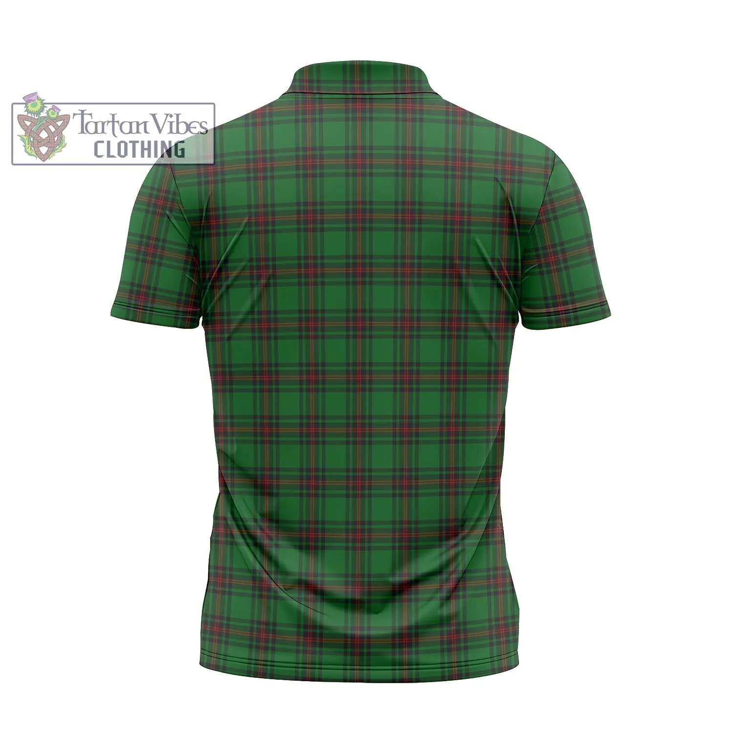 Beveridge Tartan Zipper Polo Shirt