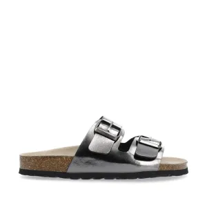 Biaolivia Gun Metallic Sandal