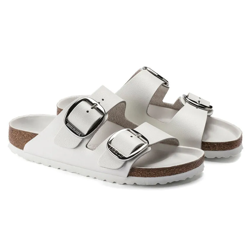 Birkenstock Arizona Big Buckle - White Leather