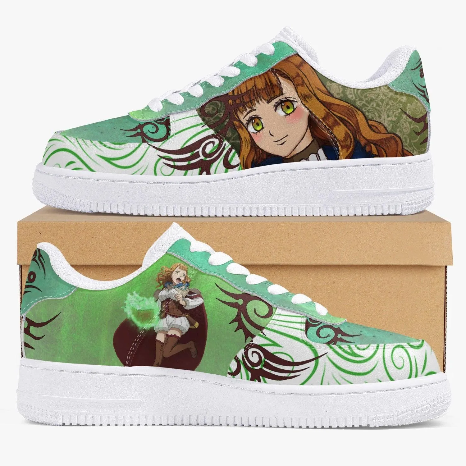 Black Clover Mimosa Vermillion AF1 Anime Shoes