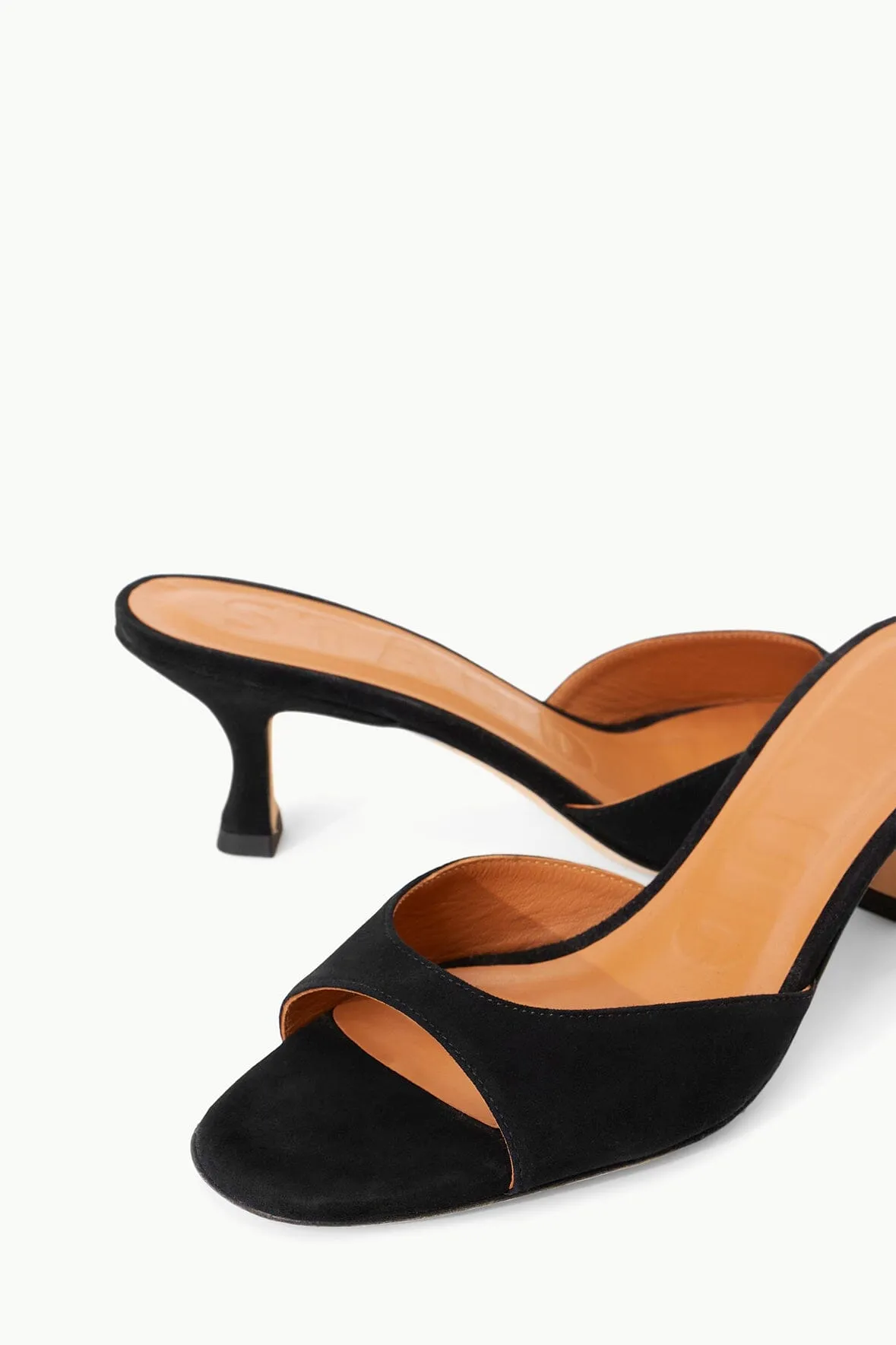 BRIGITTE MULE | BLACK SUEDE