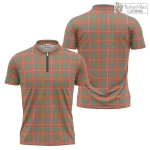 Bruce Ancient Tartan Zipper Polo Shirt