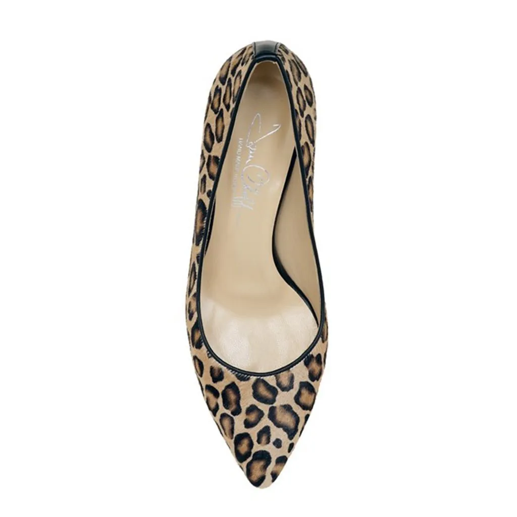 Callie Leopard Hair Calf