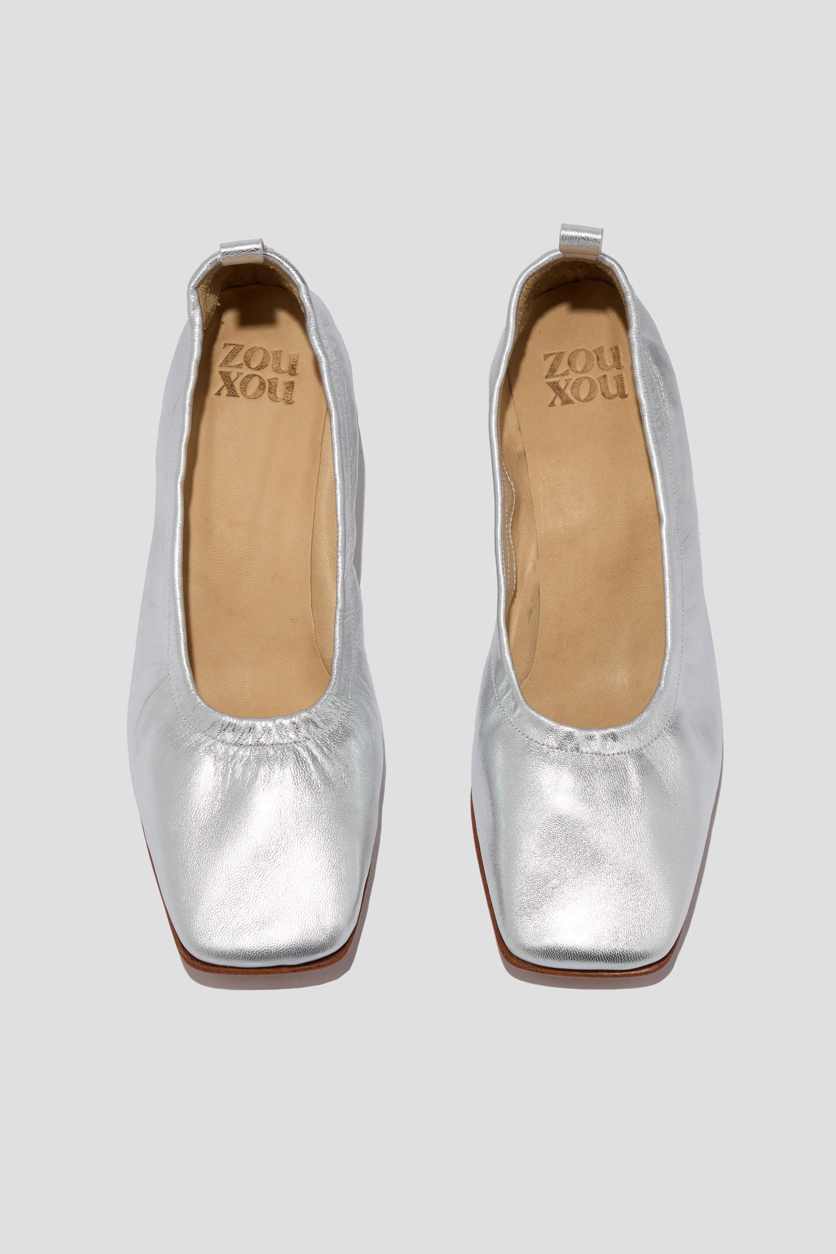 Carmen Ballet Pump in Silver