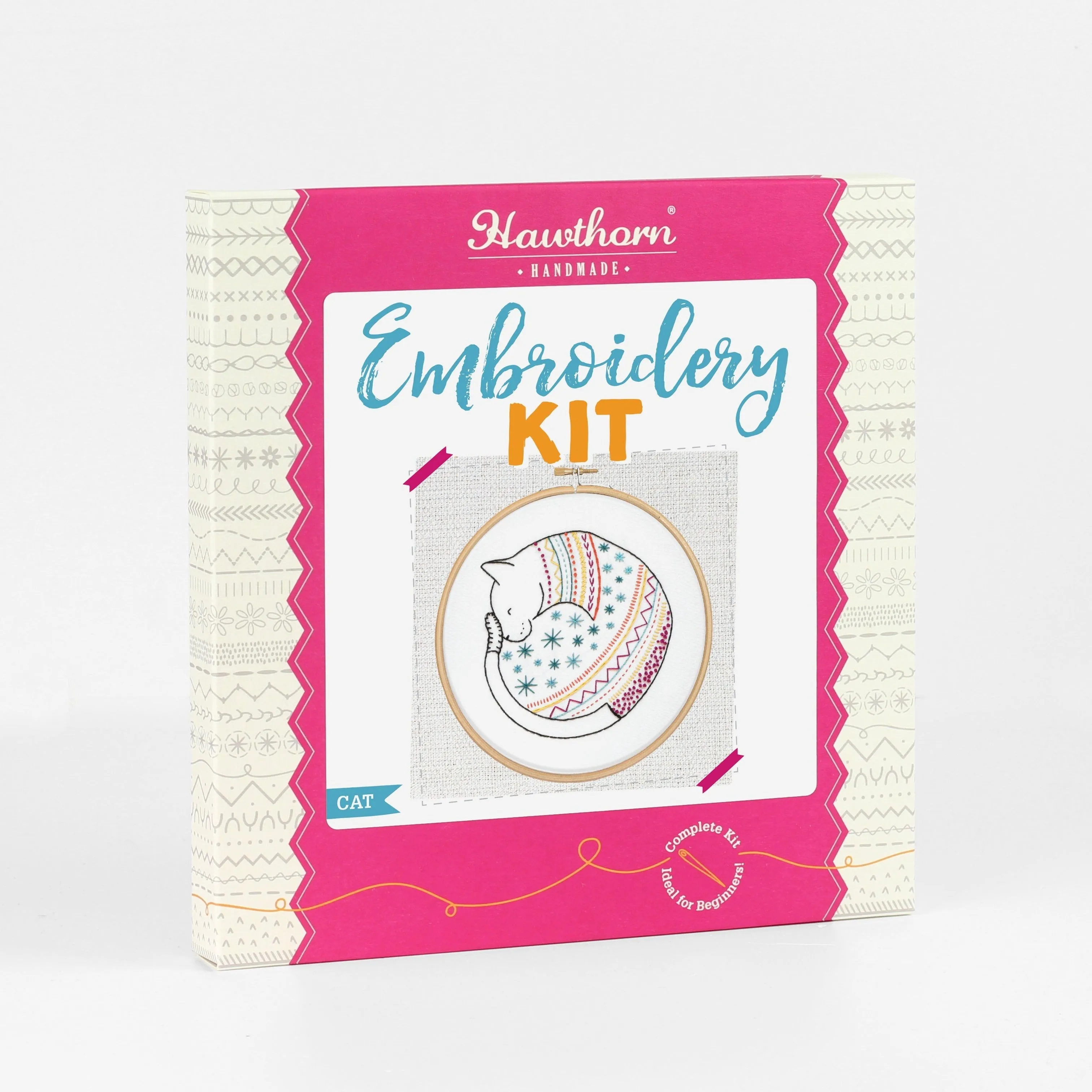 Cat Embroidery Kit