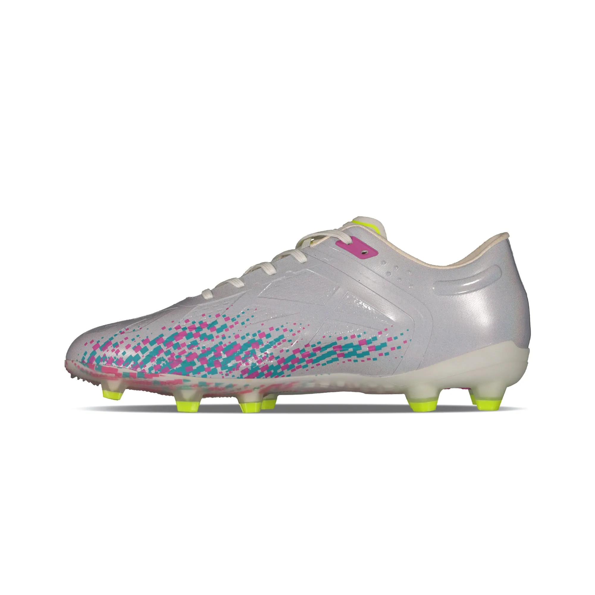 Charly Spektre 3.0 Plus FG Soccer Cleats - White/Pink