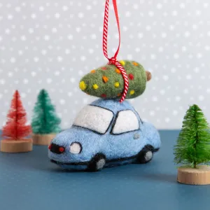 Christmas Car Needle Felting Kit