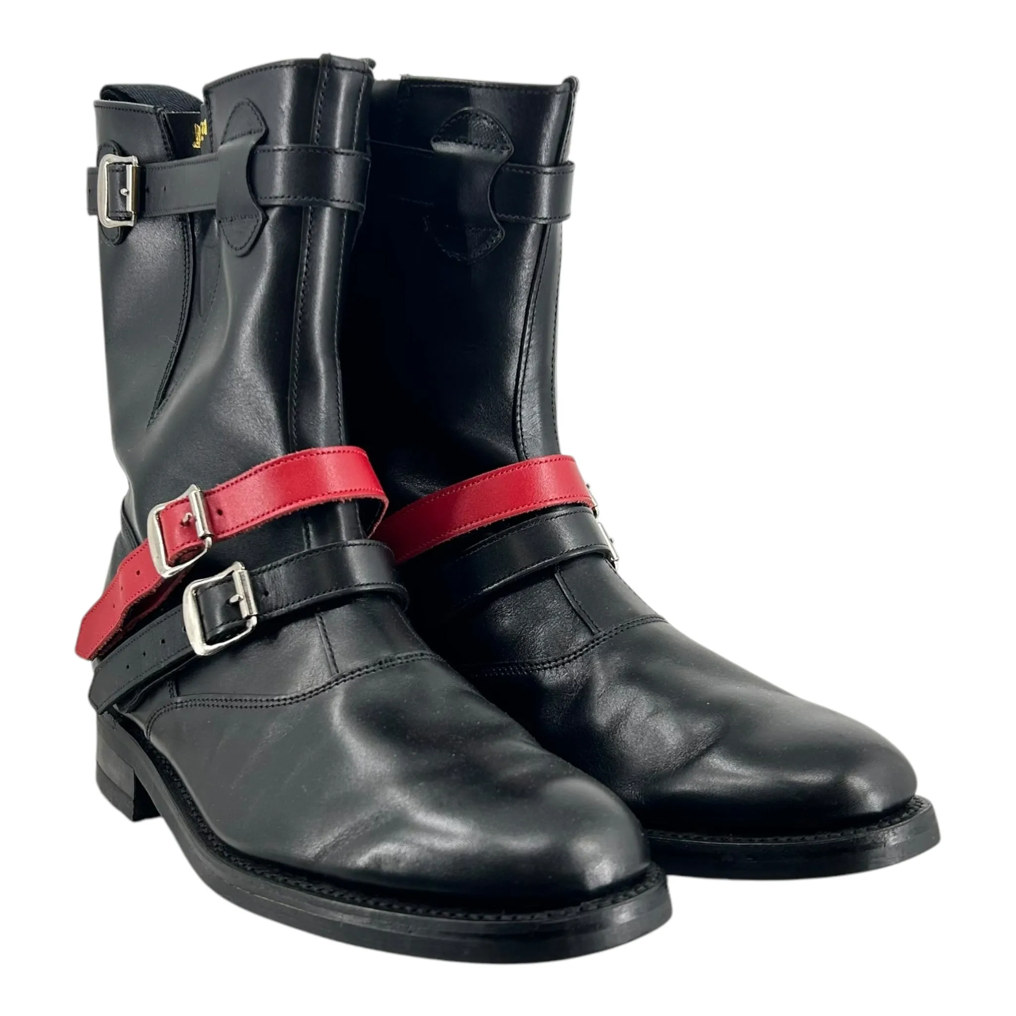 COMME des GARCONS HOMME PLUS/Biker Boots/US 8/Black/Leather/