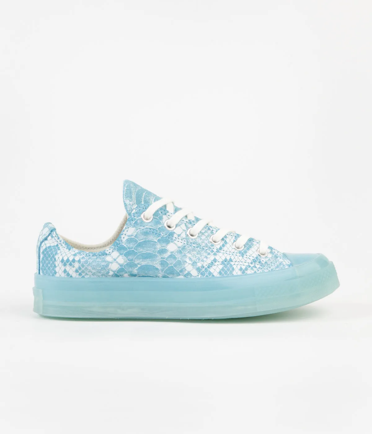 Converse x Golf Wang Chuck 70 Ox Shoes - Vintage White / Blue Topaz