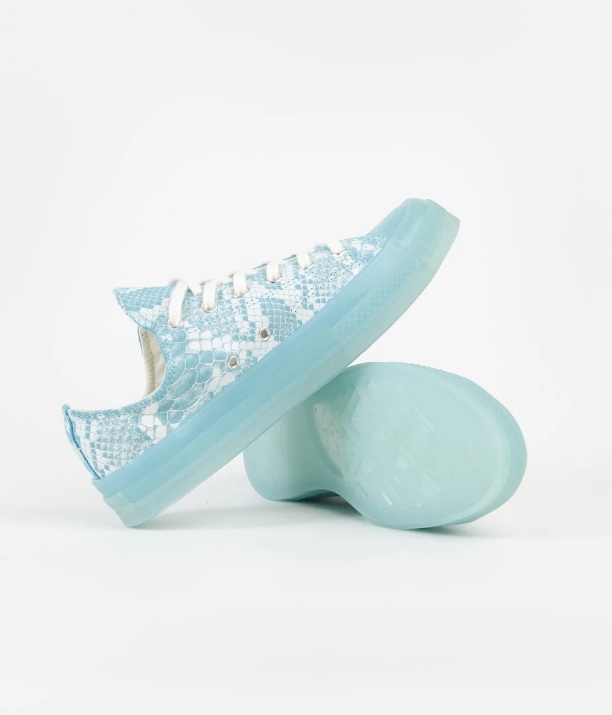 Converse x Golf Wang Chuck 70 Ox Shoes - Vintage White / Blue Topaz