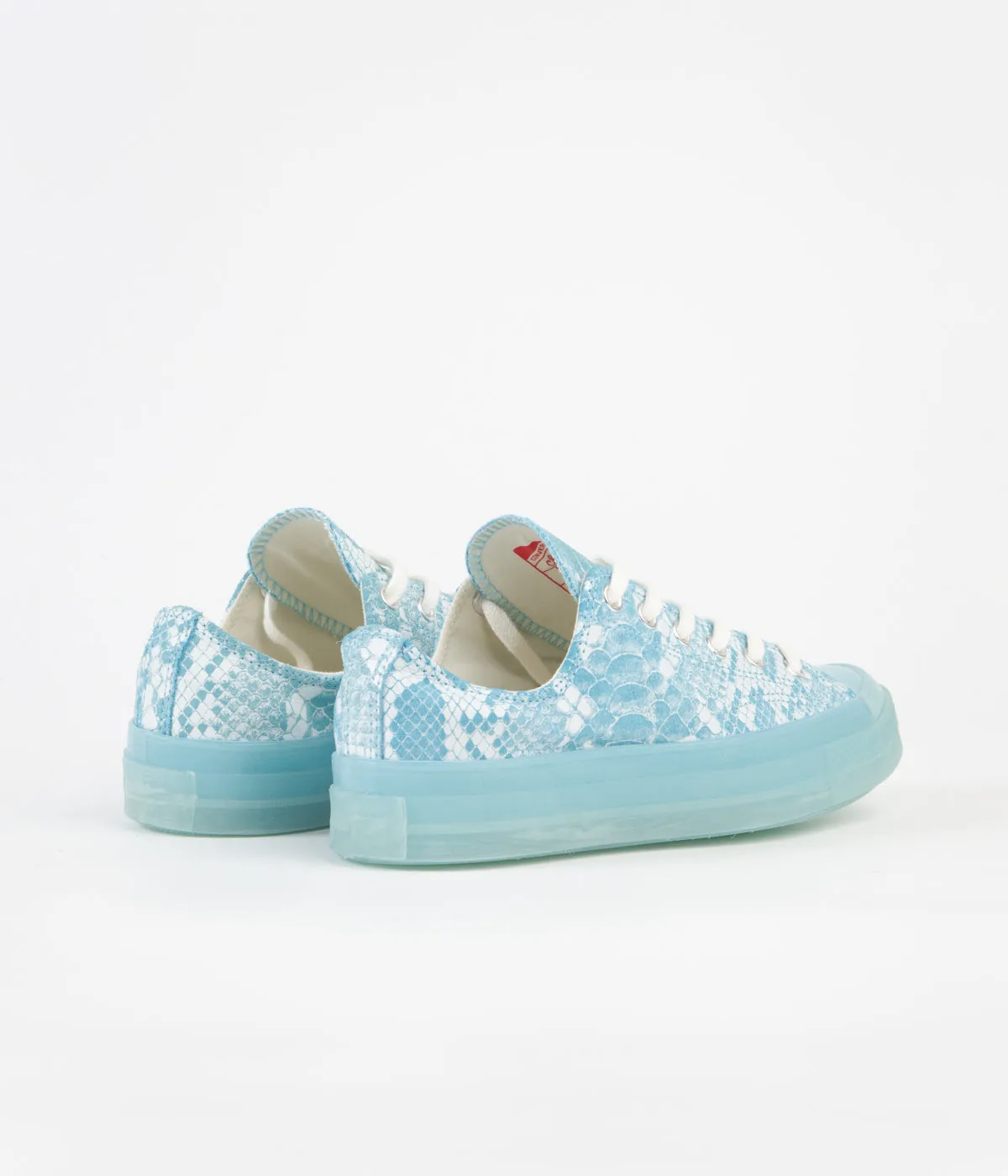 Converse x Golf Wang Chuck 70 Ox Shoes - Vintage White / Blue Topaz