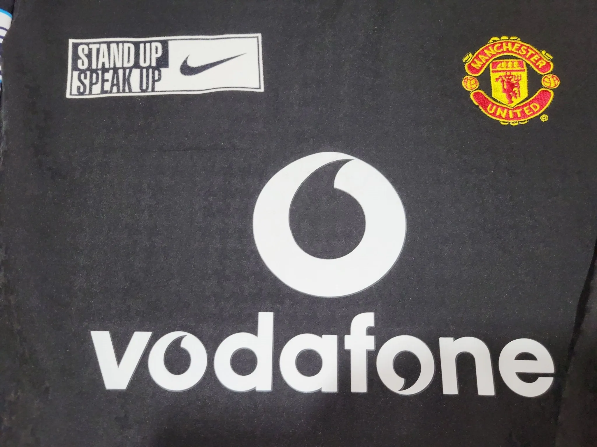 Cristiano Ronaldo Manchester United 2004 2005 Away STAND UP SPEAK UP Soccer Jersey Shirt XL SKU# 112678