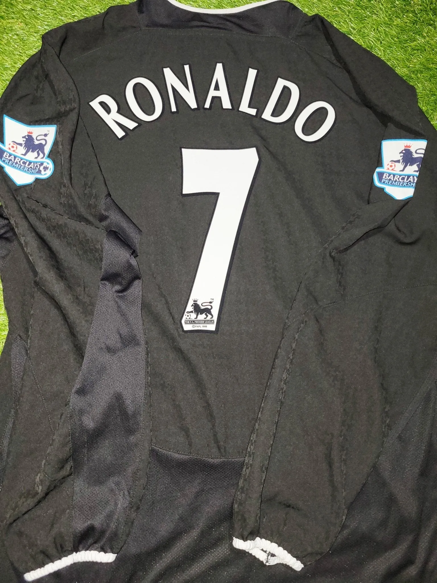 Cristiano Ronaldo Manchester United 2004 2005 Away STAND UP SPEAK UP Soccer Jersey Shirt XL SKU# 112678