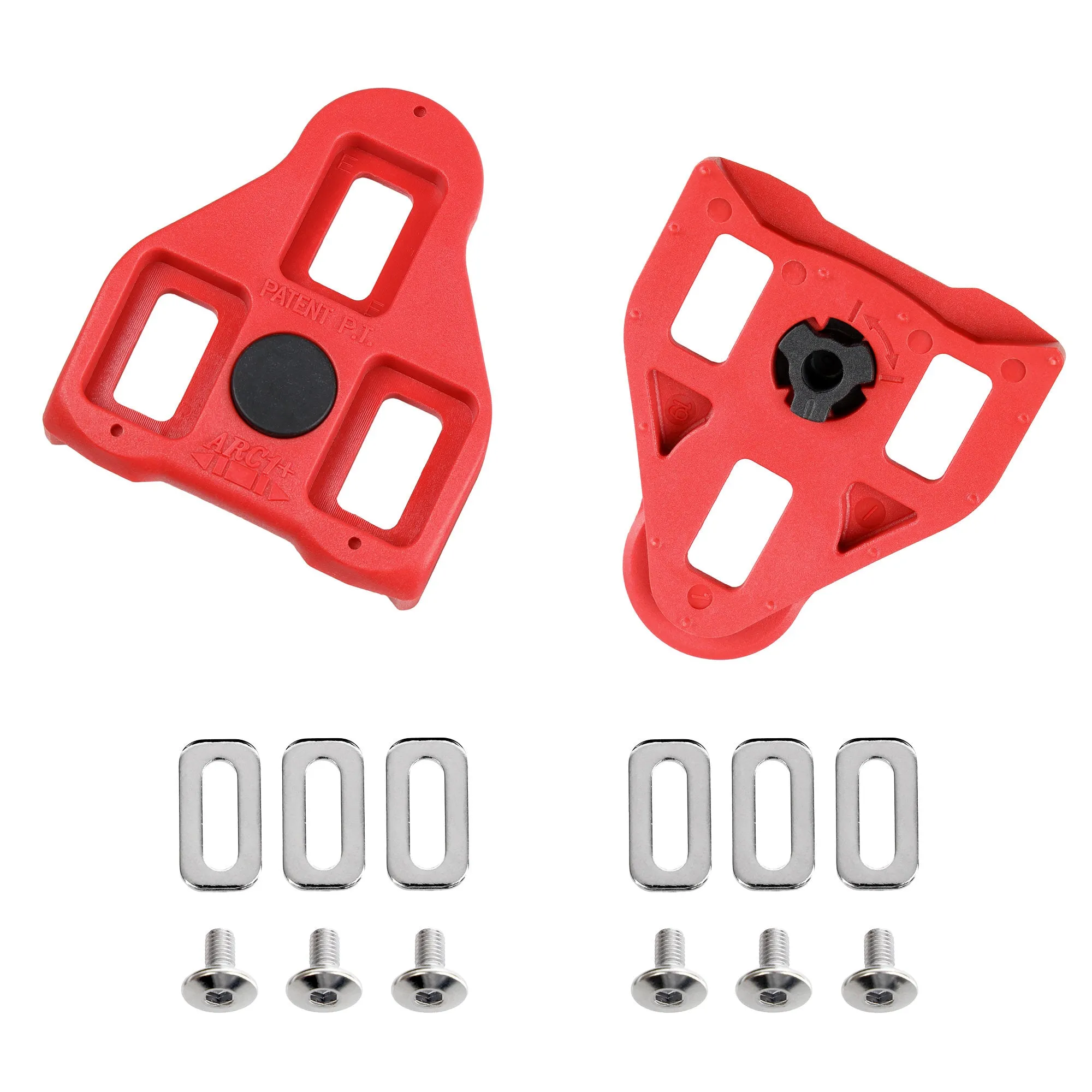 CyclingDeal Compatible with Peloton Look Delta (9 Degree) Bike Cleats - Indoor Cycling & Road Bike Bicycle Cleat Set - Fully Identical or Compatible with Peloton Indoor Bikes Pedals and Shoes