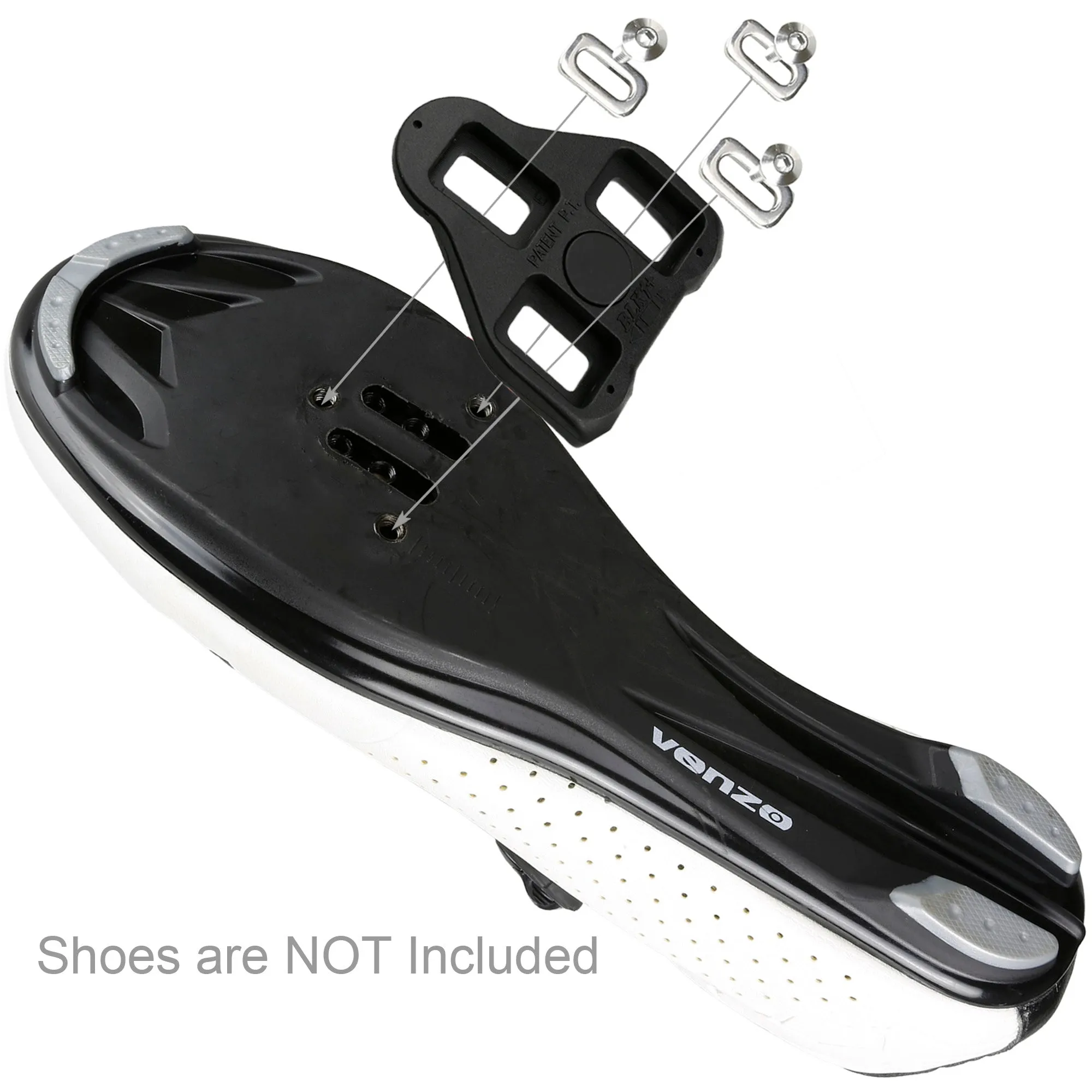 CyclingDeal Compatible with Peloton Look Delta (9 Degree) Bike Cleats - Indoor Cycling & Road Bike Bicycle Cleat Set - Fully Identical or Compatible with Peloton Indoor Bikes Pedals and Shoes