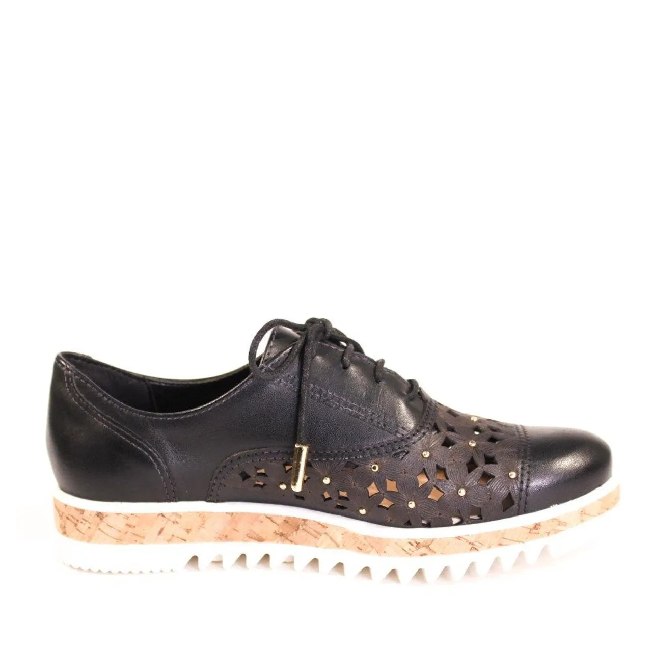 Dallas Embroidered Leather Sneakers