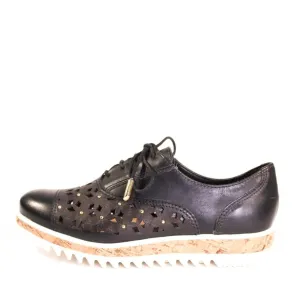 Dallas Embroidered Leather Sneakers