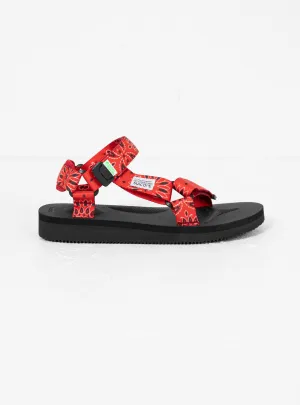 DEPA Cab Sandals PT02 Red